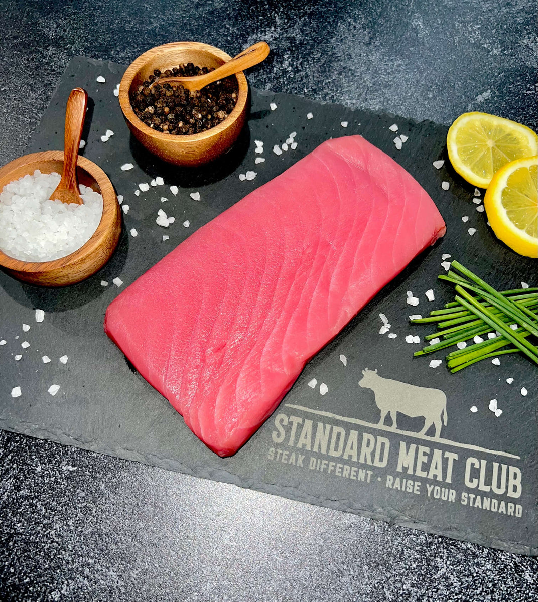 Yellowfin Tuna Saku Block AAA+ Sushi Grade The Standard Meat Club
