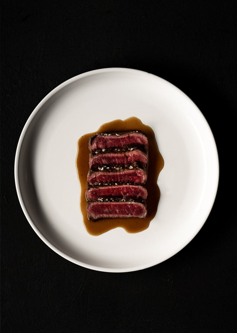 On the plate