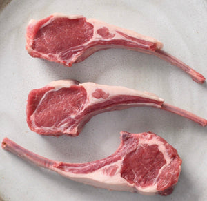 Rack of Lamb Night: Three packages of 2.5lbs Margra Australian White Rack of Lamb