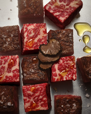 Icon XB Wagyu marbling