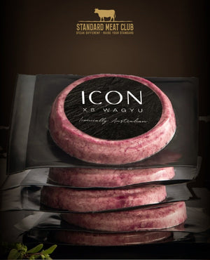 Icon XB Wagyu burger patties