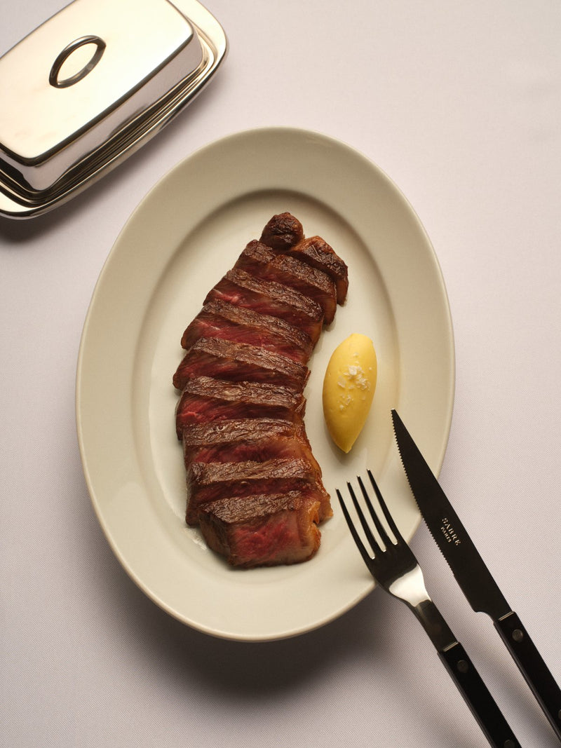 On the plate