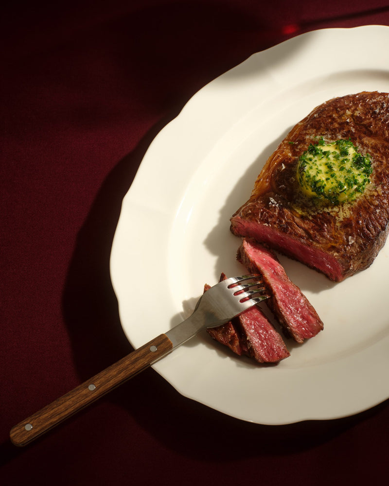 On the plate