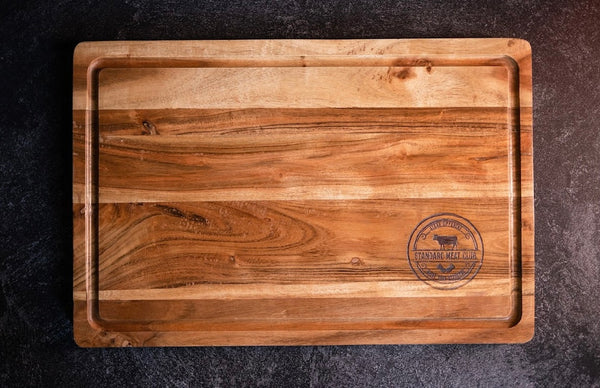 Hand Crafted Acacia Wood Standard™ Cutting Board