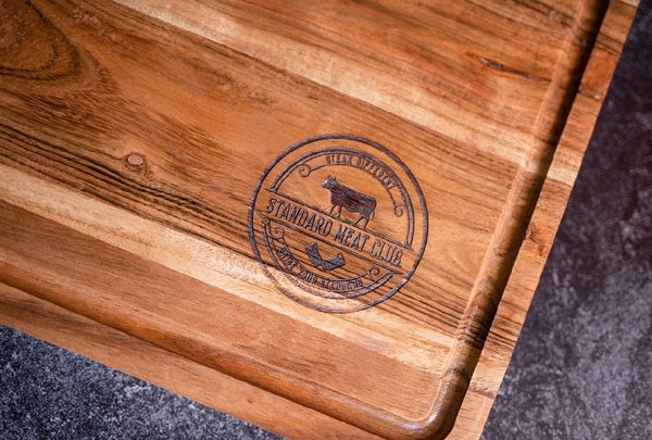 Hand Crafted Acacia Wood Standard™ Cutting Board