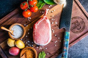 Niman Ranch Iberian Duroc All Natural Bone-in French Style Pork Chop