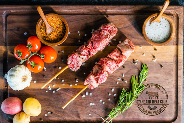 Hokkaido Certified Japanese A5 Wagyu Snow-Aged Wagyu Skewers