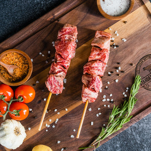 Hokkaido Certified Japanese A5 Wagyu Snow-Aged Wagyu Skewers