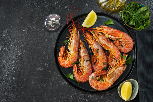 Jumbo Tiger Prawns U6/7 Size - 4LB Package